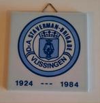 Tegeltje Dr. A. Staverman - Brigade Vlissingen 1924 - 1984, Antiek en Kunst, Ophalen of Verzenden