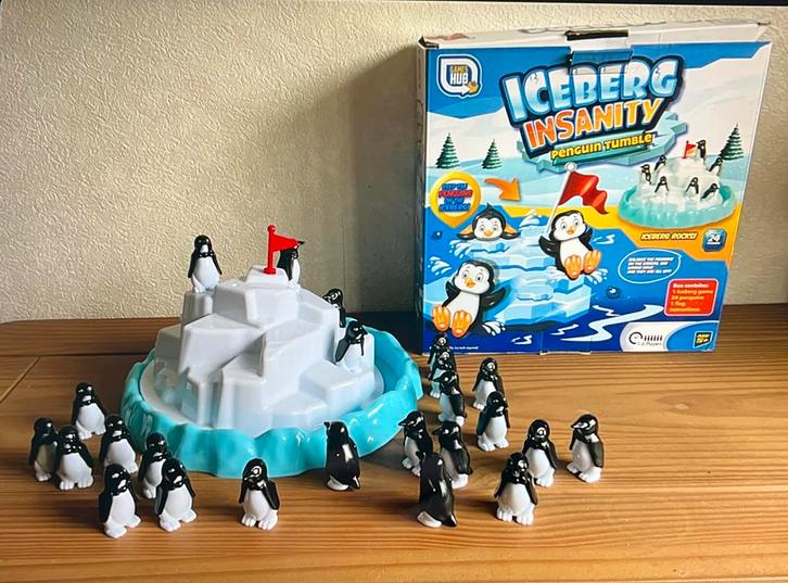 Pinquin op ijsberg spel., Hobby en Vrije tijd, Gezelschapsspellen | Bordspellen, Zo goed als nieuw, Ophalen