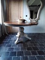 eettafel rond 140x79h., Huis en Inrichting, Tafels | Eettafels, Ophalen, Gebruikt, Kloostertafel eetkamertafel landelijk, Vijf personen of meer