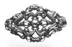 Broche zilver Vintage 3 cm x 4,5 cm Bedrag is voor 3e wereld, Ophalen of Verzenden, Zo goed als nieuw, Zilver, Zilver