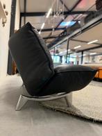 Leolux Tango Bank 3 zits zwart leer Design verstelbaar, Leolux, Driepersoons, Ophalen of Verzenden, Leer