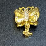 Pandora | Ag | vlinder goud steentjes | bedel | 354663, Goud, Pandora, 1 bedel, Ophalen of Verzenden