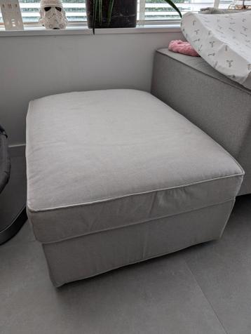 Nette bank + voetenbank ikea Kivik licht grijs - afbeelding 5