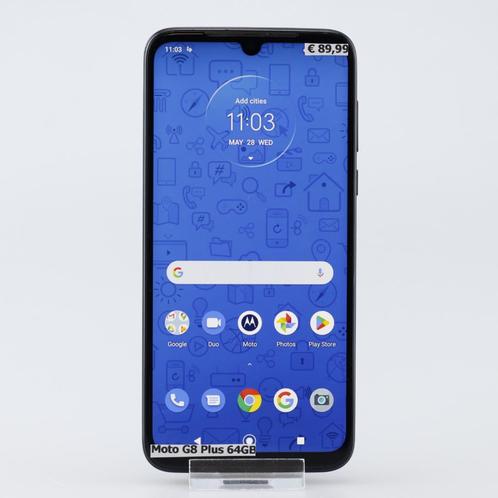 Motorola Moto G8 Plus 64GB Zwart, Telecommunicatie, Mobiele telefoons | Motorola, Zo goed als nieuw
