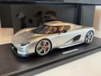 GT Spirit Koenigsegg CC850 Zilver GT452, Ophalen of Verzenden, Nieuw, Overige merken