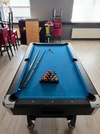 Mooie complete pooltafel, Sport en Fitness, Biljarten en Poolen, Ophalen, Zo goed als nieuw, Pooltafel