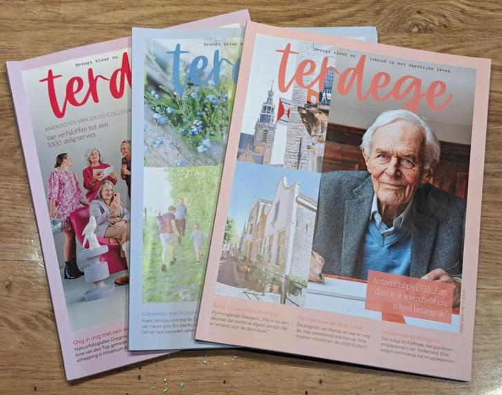 Gratis afhalen: tijschrift Terdege voor verpleeghuis o.i.d., Boeken, Tijdschriften en Kranten, Gelezen, Overige typen, Ophalen