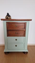 Opgeknapte ladekast, Ophalen, Minder dan 50 cm, Vintage, 3 of 4 laden