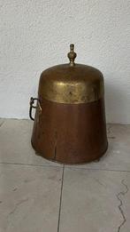 Koperen pot antiek, Ophalen