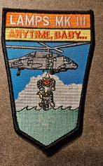 US Navy LAMPS MK III Patch, Ophalen of Verzenden, Zo goed als nieuw, Patch, Badge of Embleem