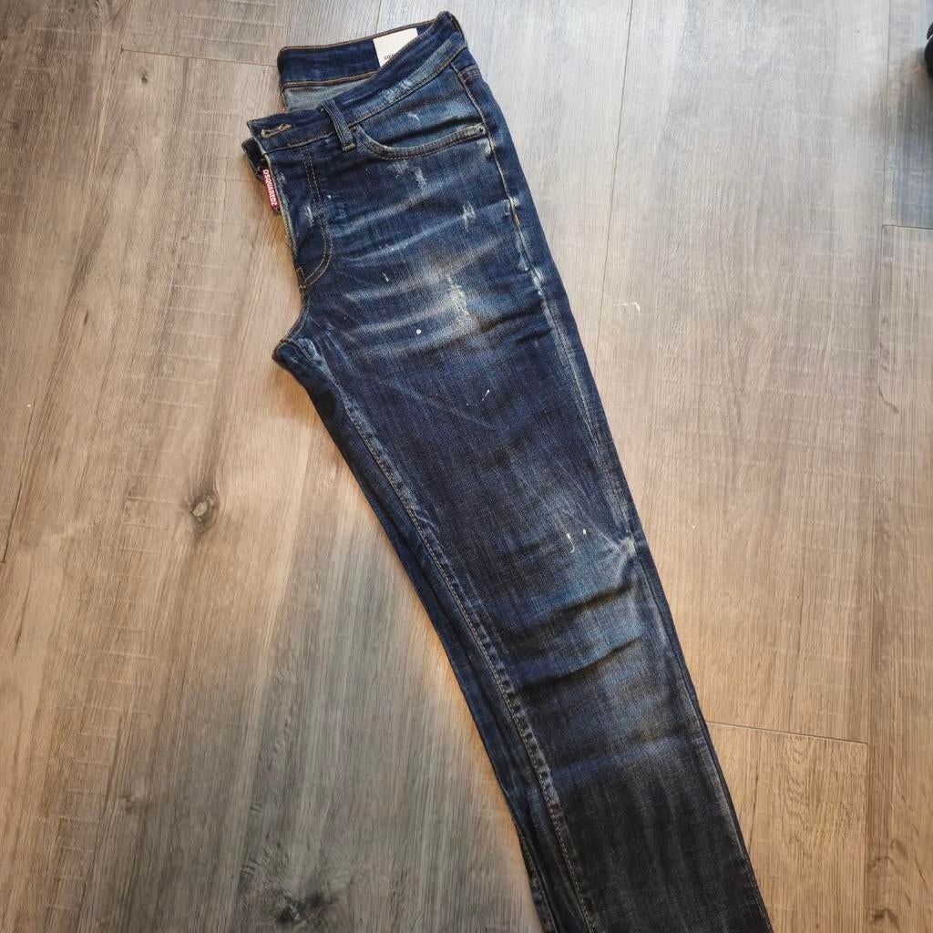 Dsquared2 Slim Fit Jeans Maat 42 - Zo goed als nieuw, Blauw, Ophalen of Verzenden, Zo goed als nieuw, Dsquared2