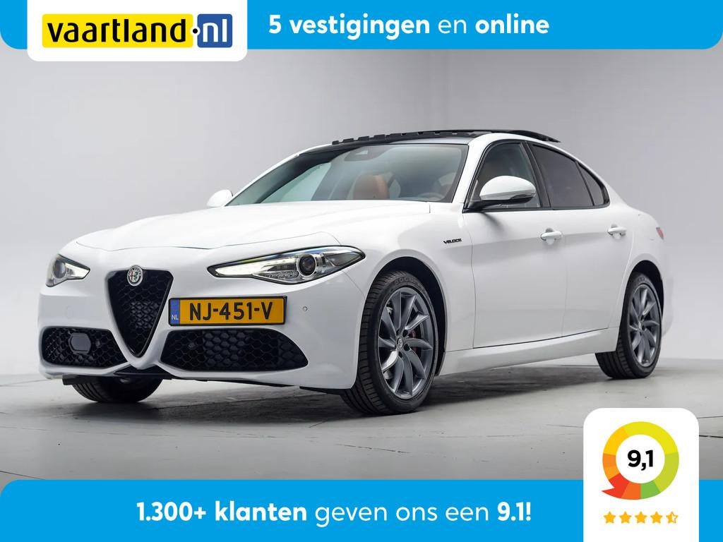Alfa Romeo Giulia 2.0 T AWD 280pk Veloce Aut. [ Panorama Led, Auto's, Alfa Romeo, Automaat, 745 kg, 4 cilinders, 1505 kg