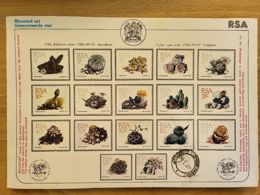 postzegelsPostzegels ZUID AFRIKA RSA Transkei Ciskei 1988, Ophalen of Verzenden, Zuid-Afrika, Postfris