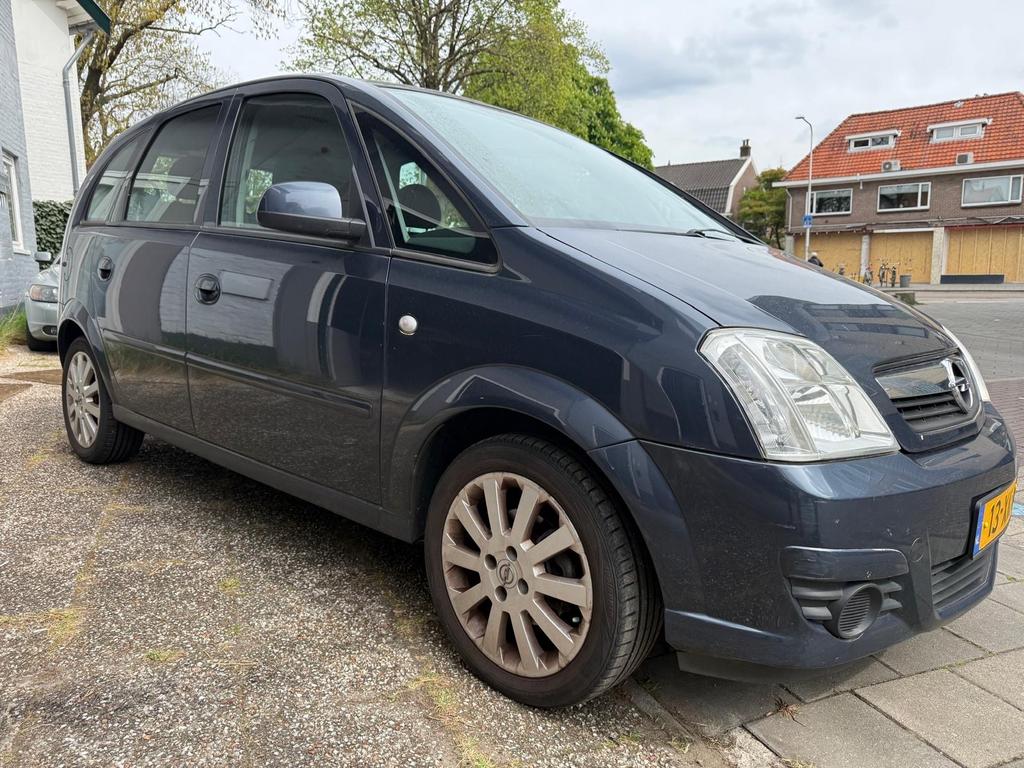 Opel Meriva 1.4 16V 2007 Grijs, Auto's, Voorwielaandrijving, 4 cilinders, Bedrijf, Handgeschakeld