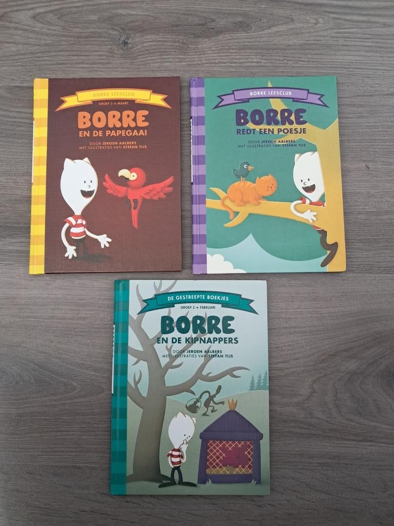 Borre boekjes 3 stuks, Boeken, Ophalen of Verzenden, Gelezen, Jeroen Aalbers, Fictie algemeen