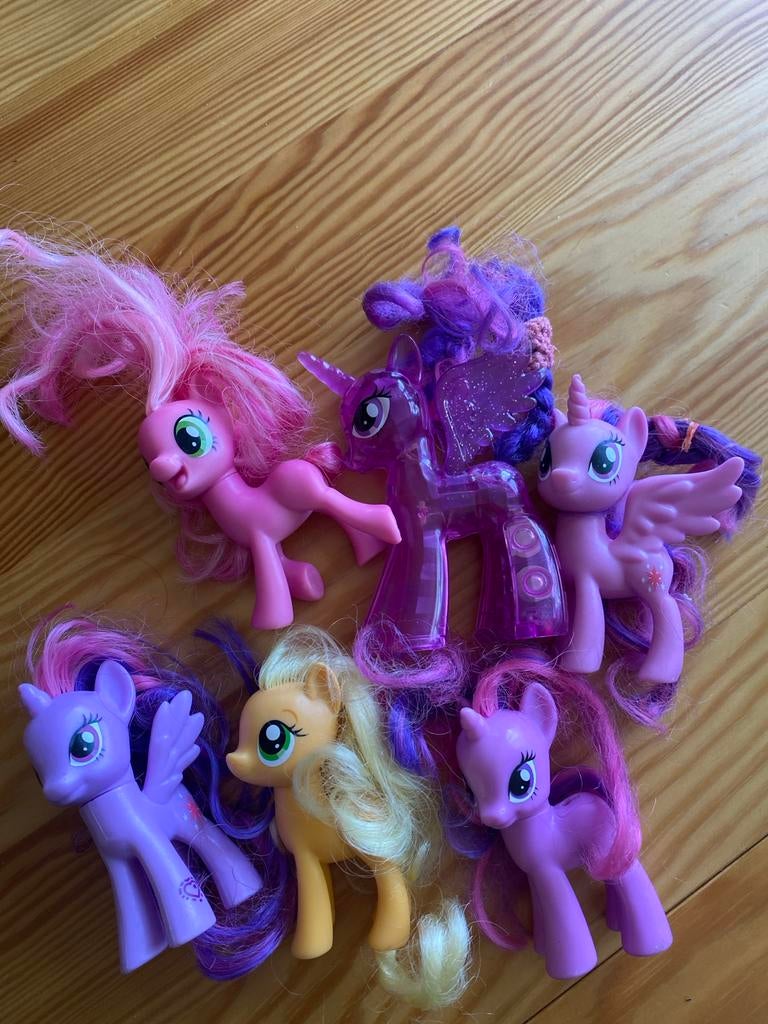 My Little Pony zes, Ophalen of Verzenden, Zo goed als nieuw, Jongen of Meisje
