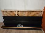 Ikea Malm bed 180x200 + Leirsund lattenbodems, Ophalen, Verstelbaar, Zwart, Tweepersoons