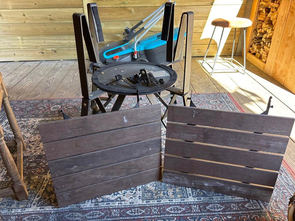 Bastard Large Onderstel met Zijkleppen, Tuin en Terras, Ophalen of Verzenden, Gebruikt