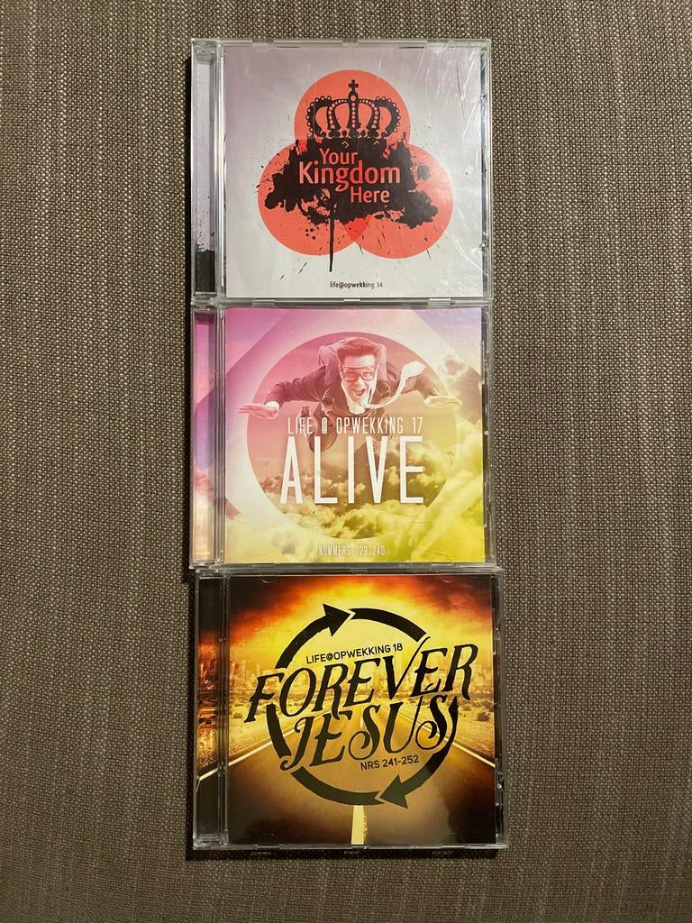 Live opwekking cds Your Kingdom Here, Alive, Forever Je, Cd's en Dvd's, Ophalen of Verzenden, Zo goed als nieuw, Gospel