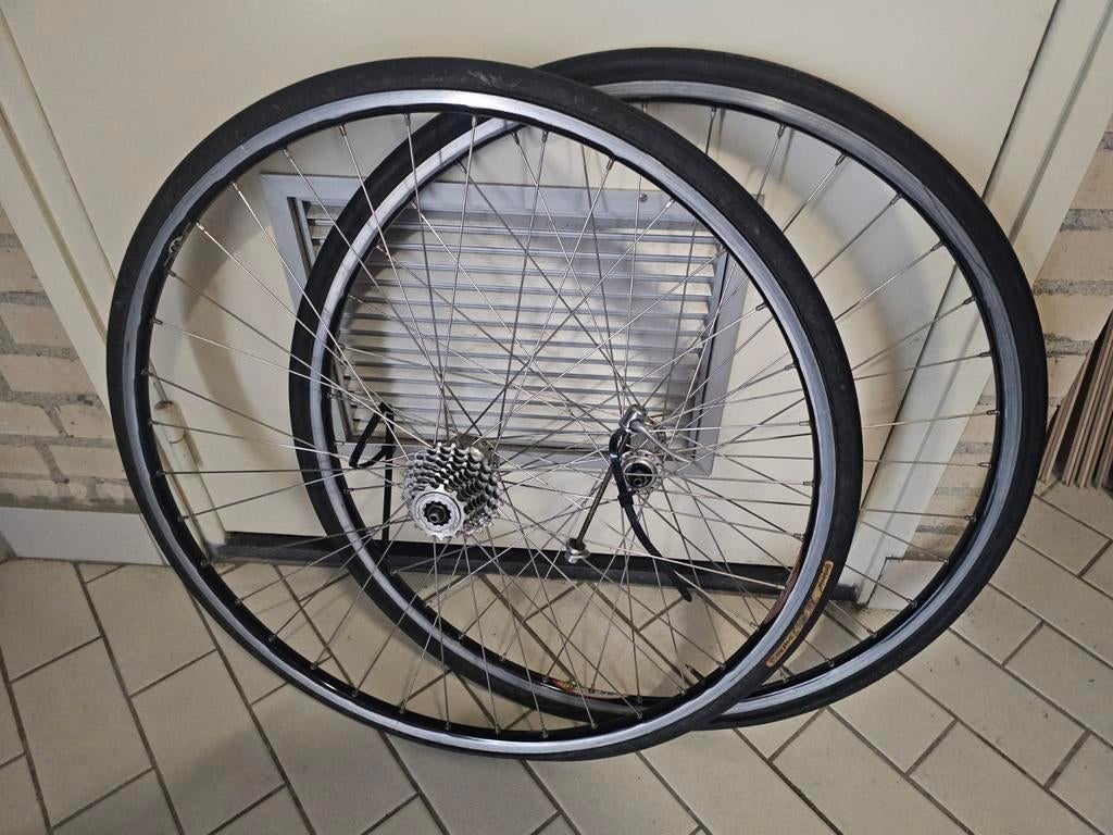 Racefiest onderdelen: Shimano 600, Ultegra en Fir wielset, Fietsen en Brommers, Fietsonderdelen, Ophalen of Verzenden