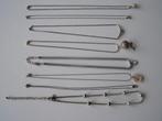 8 halskettingen met hangers, Overige voorstellingen, Ophalen of Verzenden, Zo goed als nieuw, Zilver