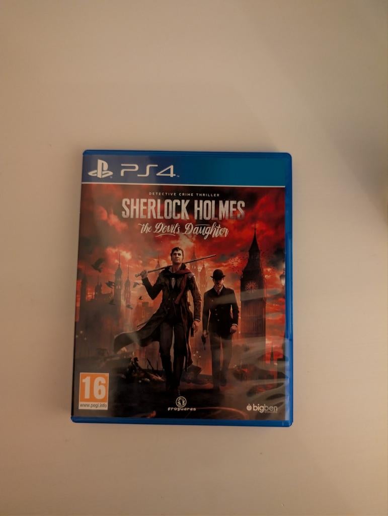 Sherlock Holmes: The Devil's Daughter PS4 Game, Spelcomputers en Games, Games | Sony PlayStation 4, Gebruikt, 1 speler, Vanaf 16 jaar