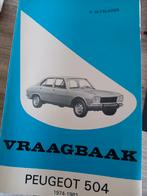 Peugeot 504 1974-1982 Vraagbaak, Verzenden
