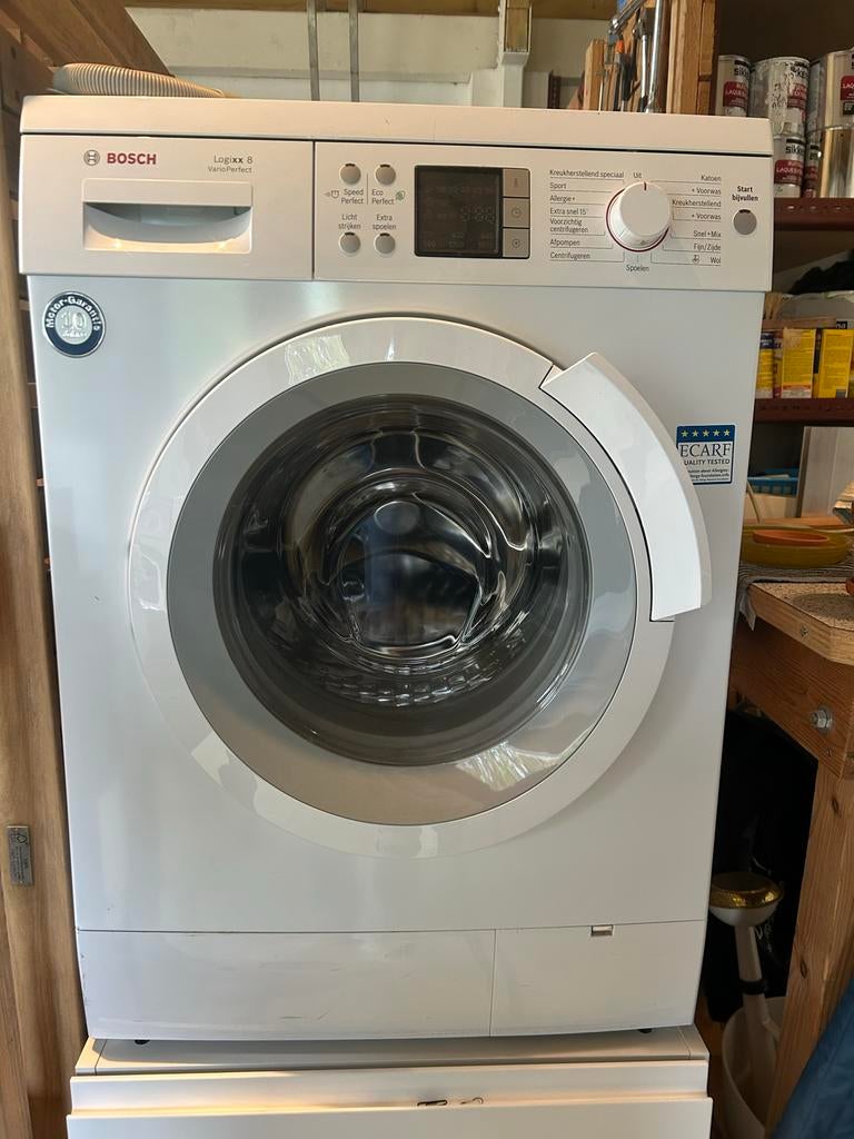 Bosch Logixx 8 VarioPerfect wasmachine, Witgoed en Apparatuur, Wasmachines, Gebruikt, Voorlader, 8 tot 10 kg, 85 tot 90 cm, 1600 toeren of meer