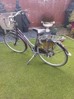 Gazelle damesfiets met mand - Paars/Zilver, Fietsen en Brommers, Fietsen | Dames | Damesfietsen, Gebruikt, Versnellingen, Ophalen of Verzenden