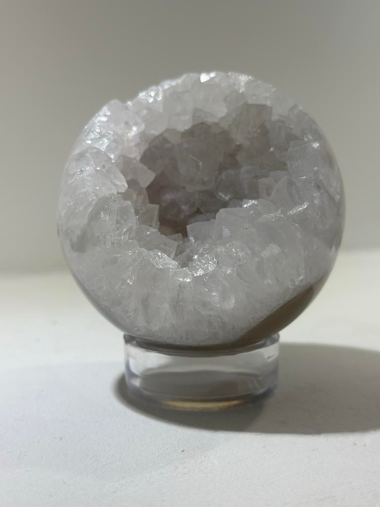 Prachtige Kristal Geode Bol - Uniek Decoratiestuk, Ophalen of Verzenden