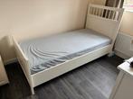 Ikea Hemnes eenpersoonsbed wit, Ophalen, Gebruikt, 90 cm, Eenpersoons