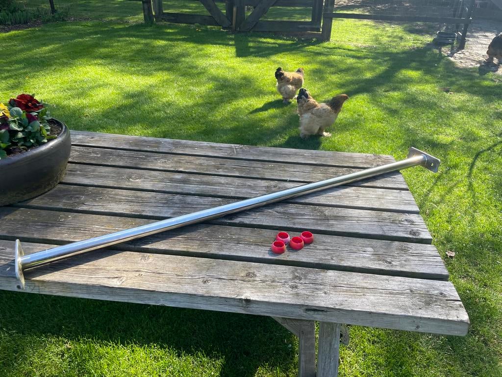 RVS rekstok - Zeer Goede Staat, Ophalen, Zo goed als nieuw, Overige typen