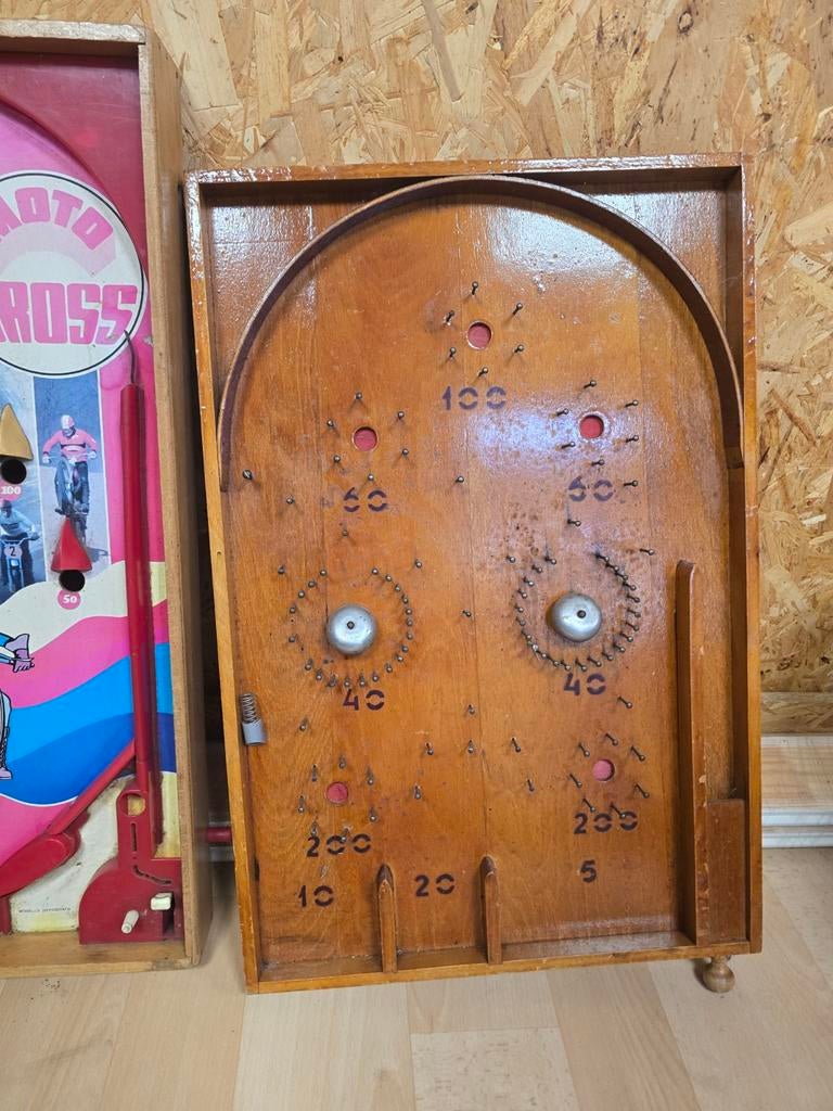 Vintage Okwa Bagatelle Spel - Jaren '50/'60, Antiek en Kunst, Antiek | Speelgoed, Ophalen