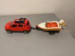 Playmobil rode auto met boot en trailer, Ophalen, Gebruikt, Jongen of Meisje