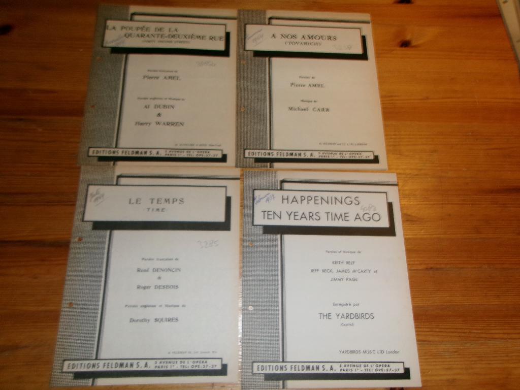 Diverse bladmuziek - editions france melodie 6, Muziek en Instrumenten, Gebruikt, Gitaar, Ophalen of Verzenden, Artiest of Componist