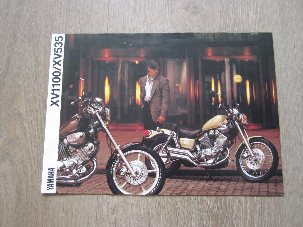Yamaha XV 535 / XV 1100 Virago brochure folder 1990, Ophalen of Verzenden, Yamaha