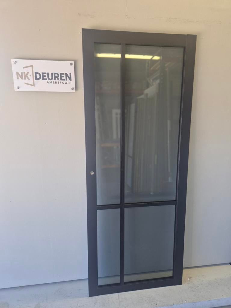 Svedex Designdeur (78x201,5) Opdek Rechts NIEUW, Ophalen, Binnendeur, Nieuw, Glas