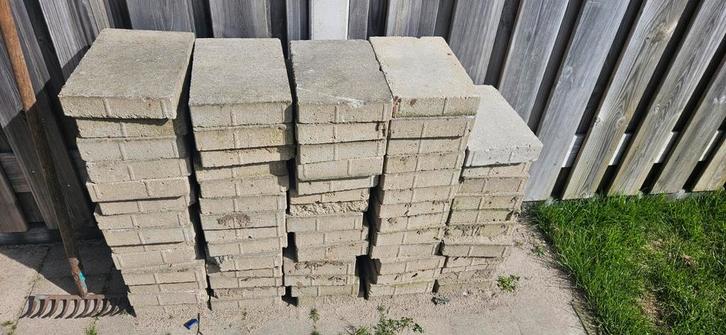 Betontegels ca. 3,2 m2, Tuin en Terras, Tegels en Klinkers, Gebruikt, Terrastegels, Beton, Ophalen