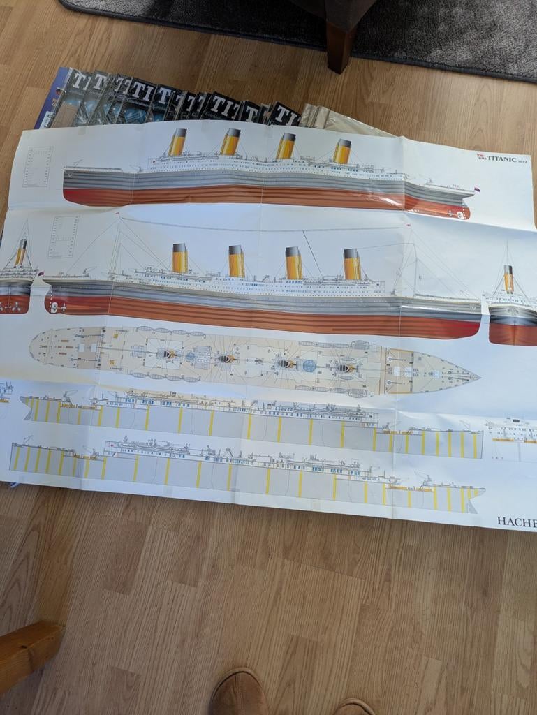 Titanic compleet moet nog gebouwd worden, Ophalen