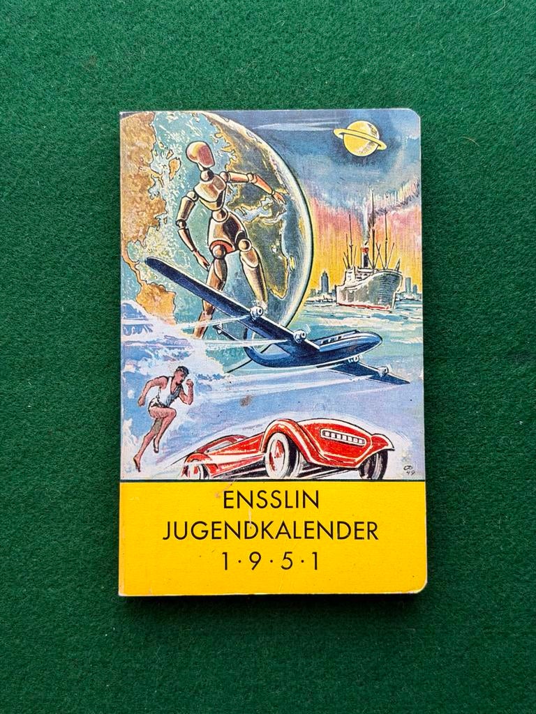 Ensslin Jugendkalender 1951 - Vintage Agenda, Ophalen of Verzenden, Zo goed als nieuw, Algemeen