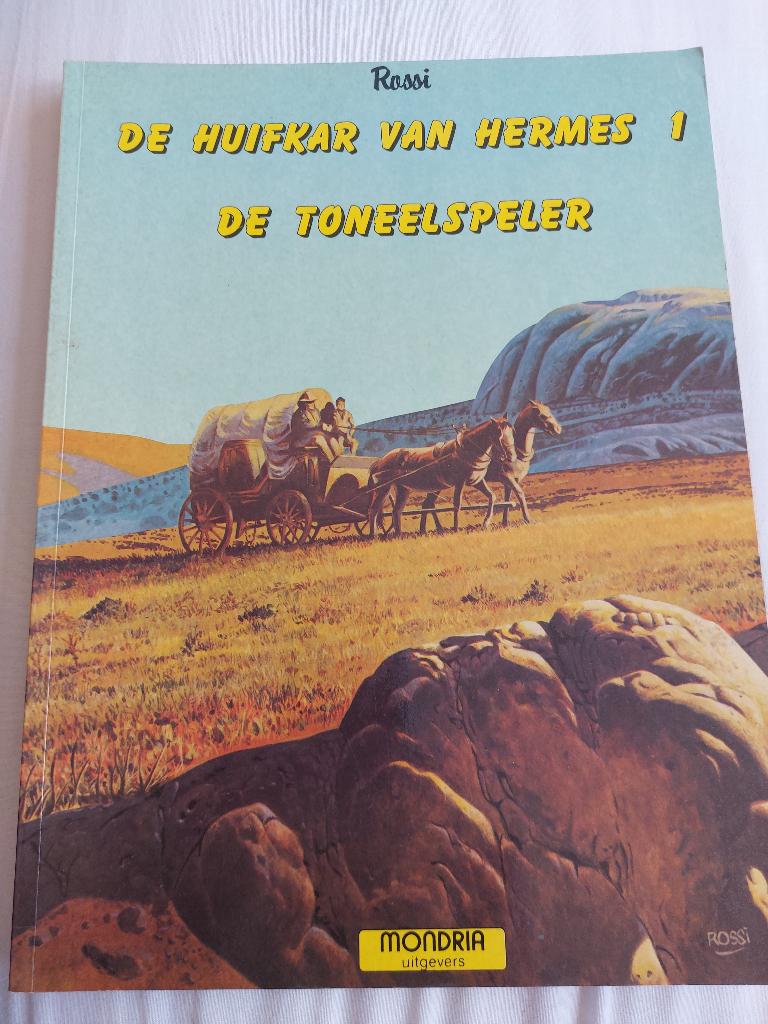 de huifkar van Hermes 1, de toneelspeler, Eén stripboek, Ophalen of Verzenden