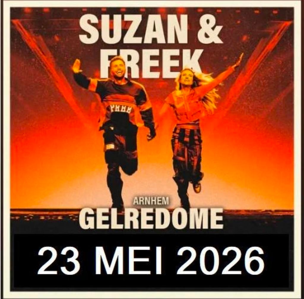 4x Suzan & Freek – 23 mei (avond) – staanplaatsen, Drie personen of meer