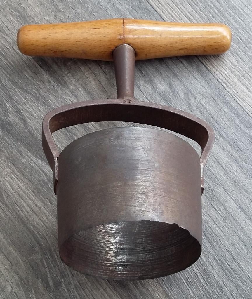 Om 1900 Hostie Snijder Druk Mes Holmes Snijmes Drukmes, Antiek en Kunst, Ophalen of Verzenden