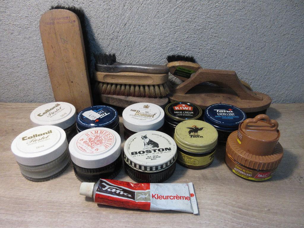 Diverse vintage schoenpoets spullen, Ophalen of Verzenden, Huis en Inrichting