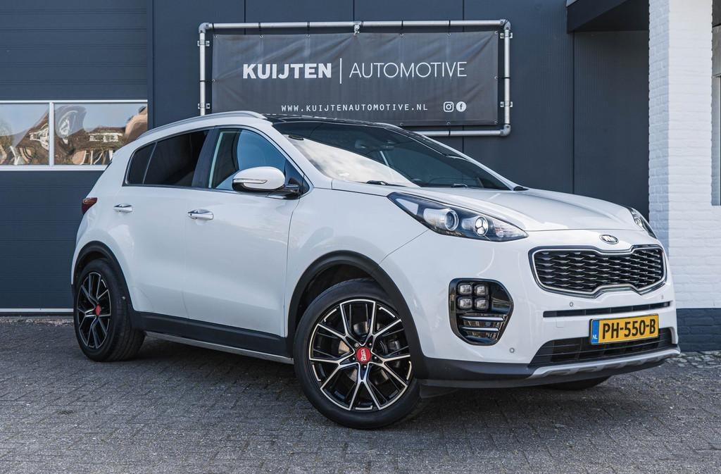 Kia Sportage 1.6 T-GDI GT-Line / Pano / 177pk / Trekhaak ! V, Auto's, Kia, Voorwielaandrijving, Gebruikt, 4 cilinders, Wit