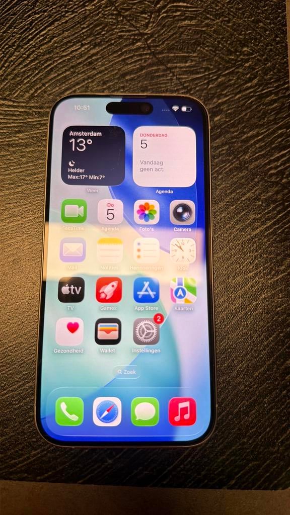 Iphone 15 pro wit, Telecommunicatie, Mobiele telefoons | Apple iPhone, 256 GB, 88 %, Ophalen of Verzenden, Zo goed als nieuw