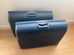 Kofferset Carlton donkerblauw, Gebruikt, Hard kunststof, 70 cm of meer, 55 cm of meer
