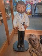 Antiek gipsen kappers beeld 50 cm hoog herkomst Frankrijk, Ophalen
