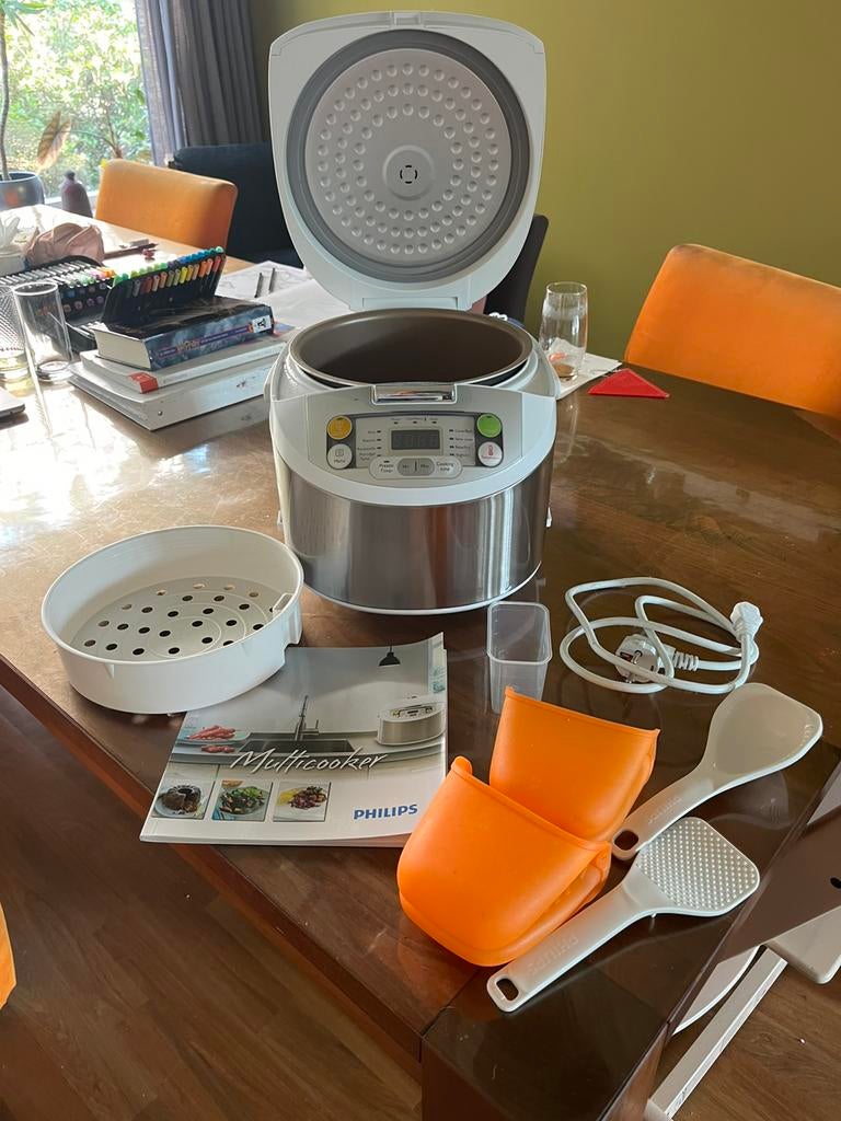 Philips HD3037 multicooker, Witgoed en Apparatuur, Slowcookers, Ophalen, Timer, Zo goed als nieuw