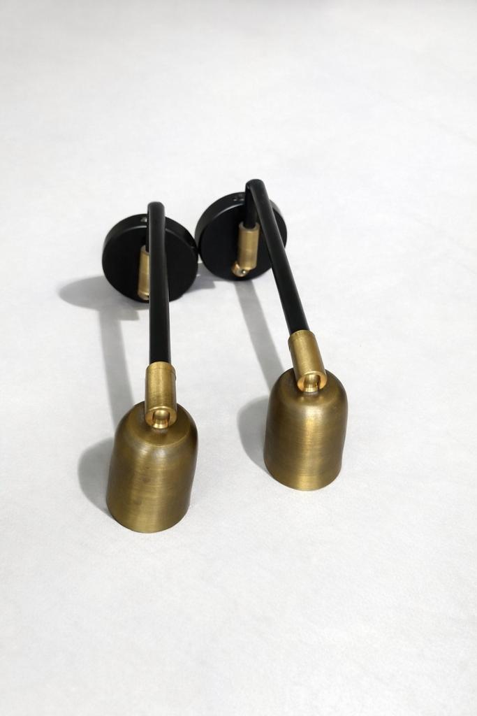 2x Mooie wandlamp - brons/goud/messing, Ophalen of Verzenden, Nieuw, Metaal
